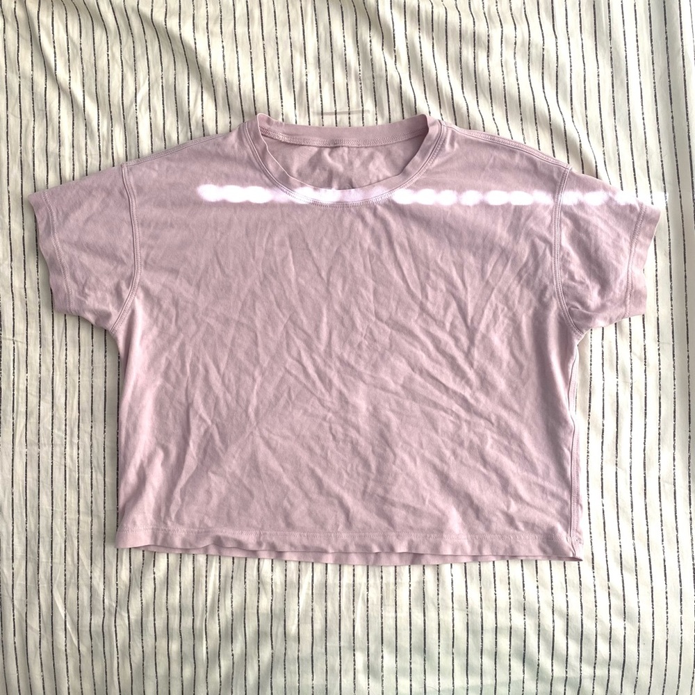 EUC Lululemon Crop Tee